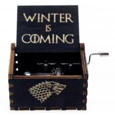 Музична скринька вінтажна Гра Престолів Winter Coming 5326 чорна