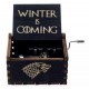 Музична скринька вінтажна Гра Престолів Winter Coming 5326 чорна