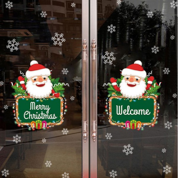 Набір новорічних наклейок на вікно Happy New Year 2 13757 50х70 см 1 лист