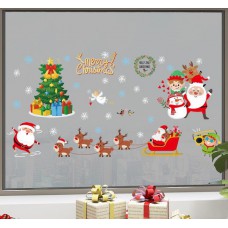 Набір новорічних наклейок на вікно Happy New Year 4 13799 60х90 см 1 лист