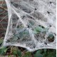Паутина с пауками на Хэллоуин 13642 белая 200 г 30 пауков
