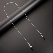 Ланцюжок для окулярів Silver luxury 10 10293 сріблястий