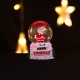 Куля новорічна декоративна з підсвіткою Дід Мороз 13986 7.4х5 см