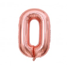 Кулька надувна Цифра Рожевий 0 7985 40 дюймів