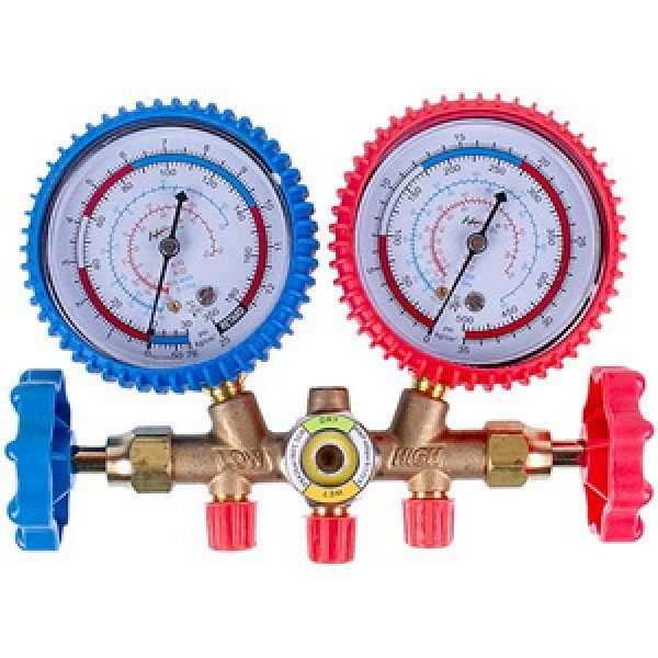 Манометрический колектор 2-вентильний XM-R536G R-22 (R-12 R-502) + шланги 3шт
