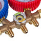 Манометрический колектор 2-вентильний XM-R536G R-22 (R-12 R-502) + шланги 3шт