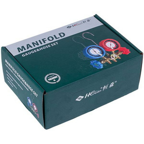 Манометрический колектор 2-вентильний XM-R536G R-22 (R-12 R-502) + шланги 3шт