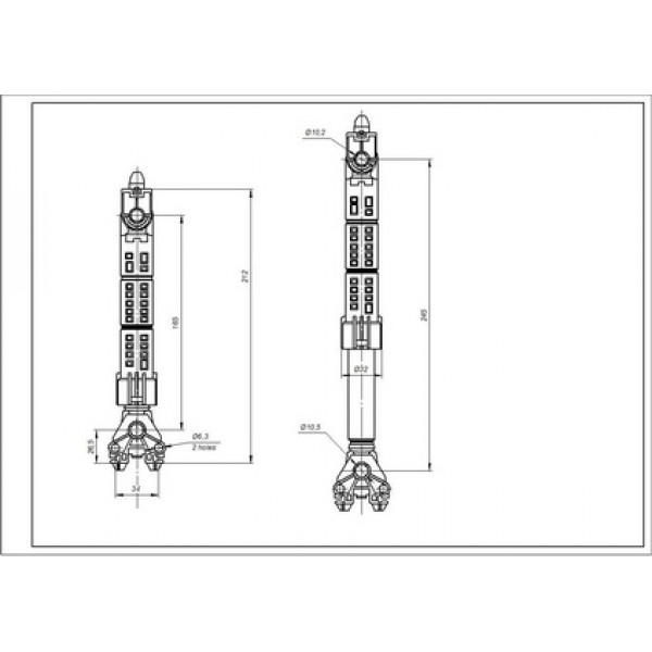Амортизатор для пральних машин Whirlpool 120N 481246648088