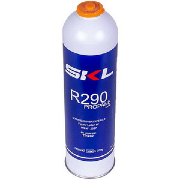 Фреон R290 з краном 0.37kg (Холодоагент R290, Хладон-290, Фреон 290, ДФУ-290, HFC-290)