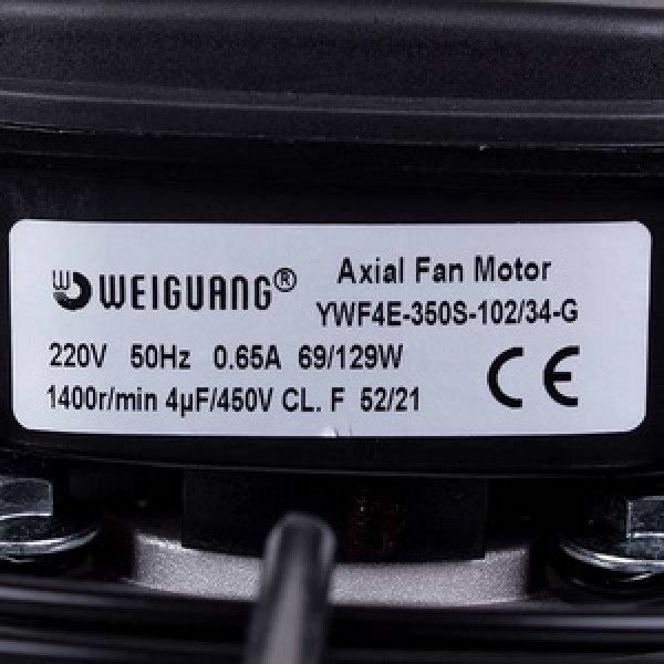 Осьовий вентилятор Weiguang YWF4E-350-S-102/34-G 220V 1380rpm 2270 м3/год