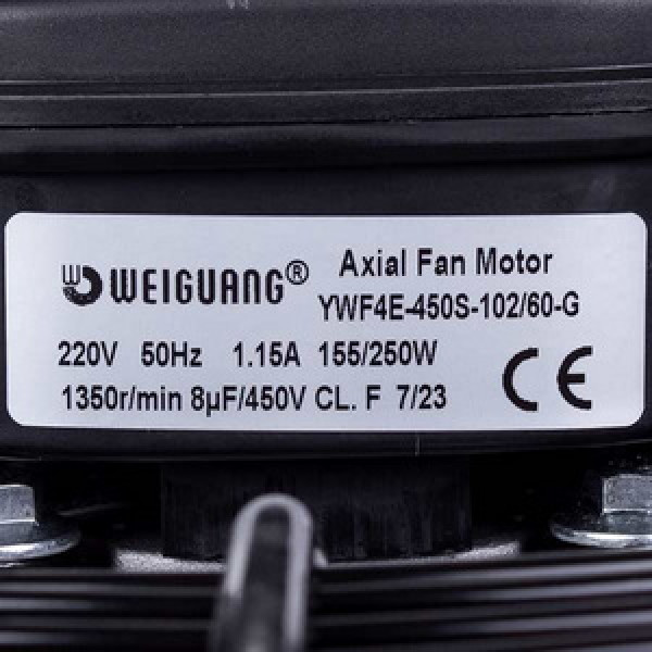 Осьовий вентилятор Weiguang YWF4E-450S-102/60-G 220V 1350rpm 4620 м3/год