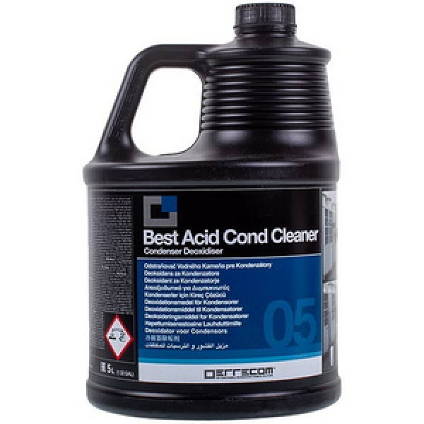 Очисник для конденсаторів ERRECOM AB1212.P.01 (кислотний, концентрат 5l) Best Acid Cond Cleaner