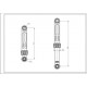 Амортизатор бака для пральної машини  Samsung AKS DC66-00531A 70N L=145-220mm D отвору=10/13mm