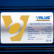 Вакуумний насос з манометром Value VI-120-SV (1 ступ./57 л/хв.)