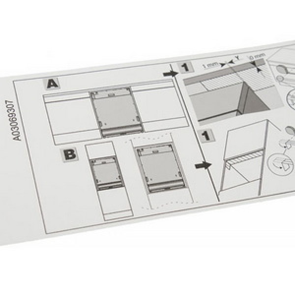 Фольга для захисту меблів від пара 140030693059 посудомийної машини Electrolux