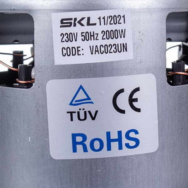 Двигун для пилососа VAC023UN SKL D=130/84 mm H=27/113 mm 2000 W