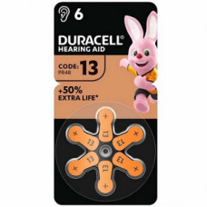 Батарейка Duracell Hearing Aid 13 (PR48) 1.45V блістер 6 шт.