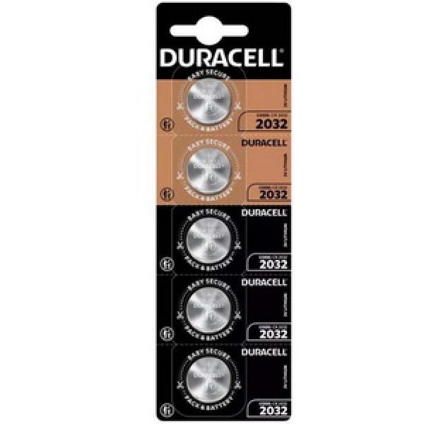 Батарейка Duracell CR2032 3V блістер 5 шт.