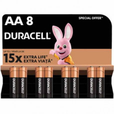 Батарейка Duracell AA (LR6/MX1500) 1.5V блістер 8 шт.