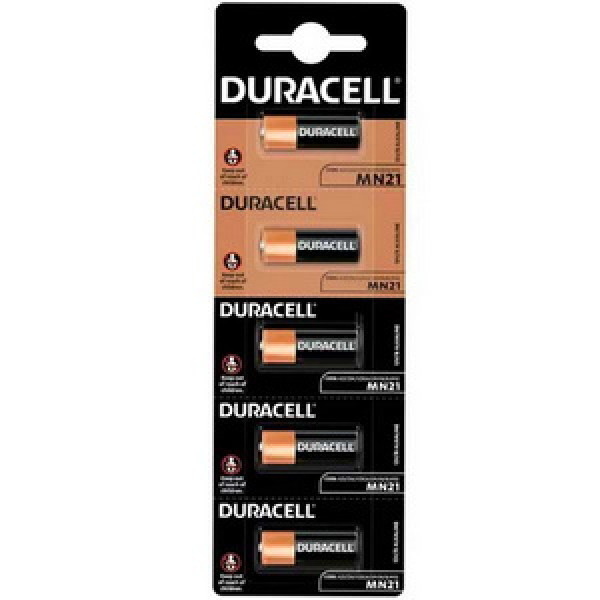 Батарейка Duracell MN21 (A23/23A/V23GA/LRV08/8LR932) 12V блістер 5 шт.