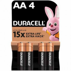 Батарейка Duracell AA (LR6/MN1500) 1.5V блістер 4 шт.