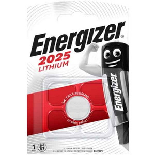 Батарейка Energizer 2025 (CR2025) Lithium 3V блістер 1 шт.