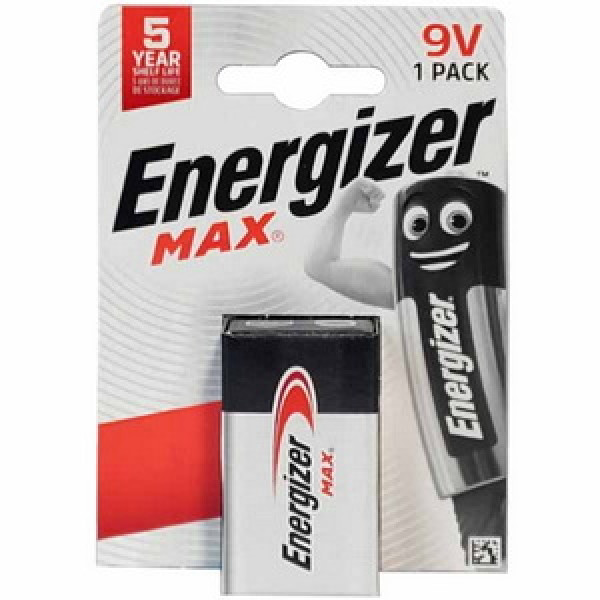 Батарейка Energizer 6LR61 Max (крона) 9V блістер 1 шт.