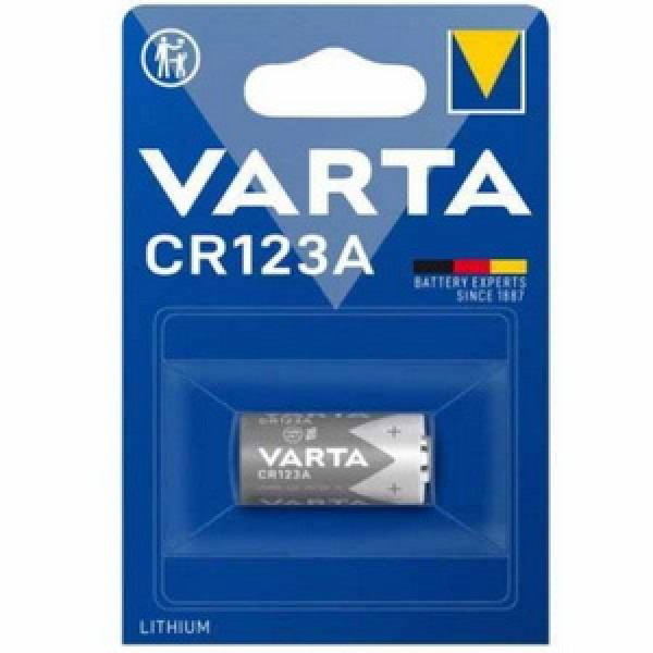Батарейка Varta CR123А (6205) Lithium 3V блістер 1 шт.