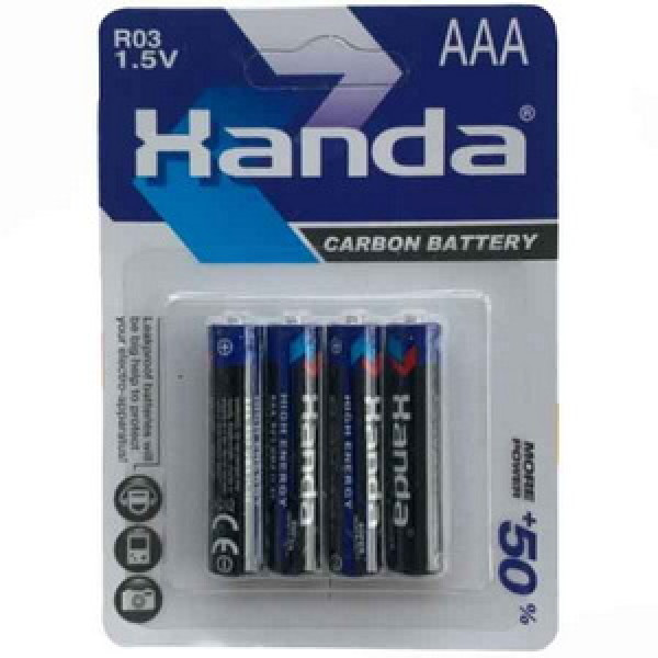 Батарейка Xanda AAA (R03) Super Heavy Duty 1.5V блістер 4 шт.
