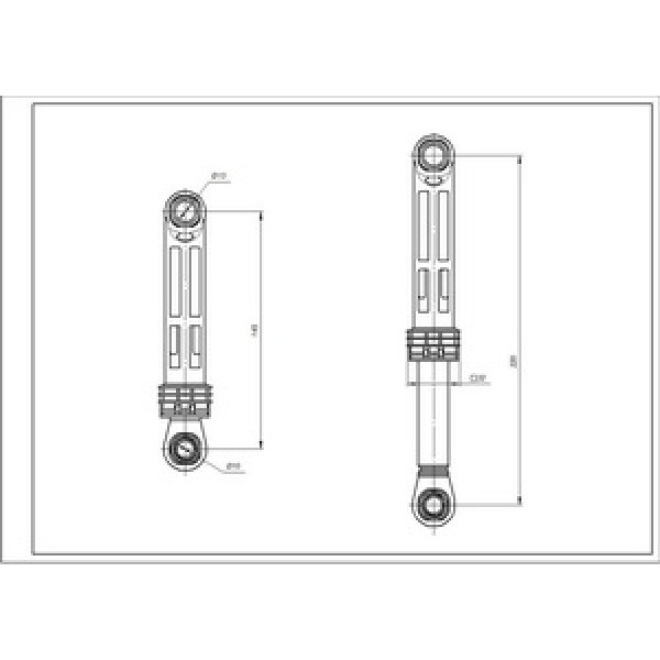 Амортизатор для пральної машини Samsung 70N DC66-00531A