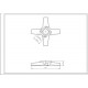 Ніж для м&aposясорубки Zelmer 00755469 NR8 86.3107 D=54mm s=9mm Отвір=10x10mm