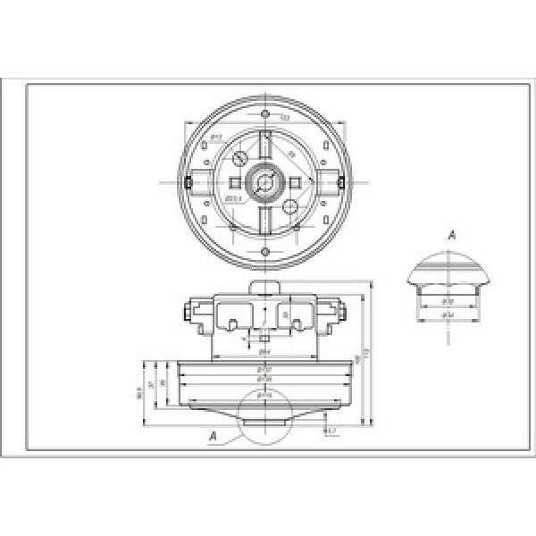 Двигун для пилососа Samsung DJ31-00005H 1560W D=135/84mm H=35/102mm (з виступом)