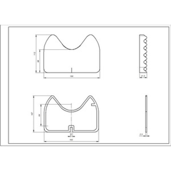Фільтр поролоновий під колбу для пилососа Samsung SC6500 DJ97-01159A