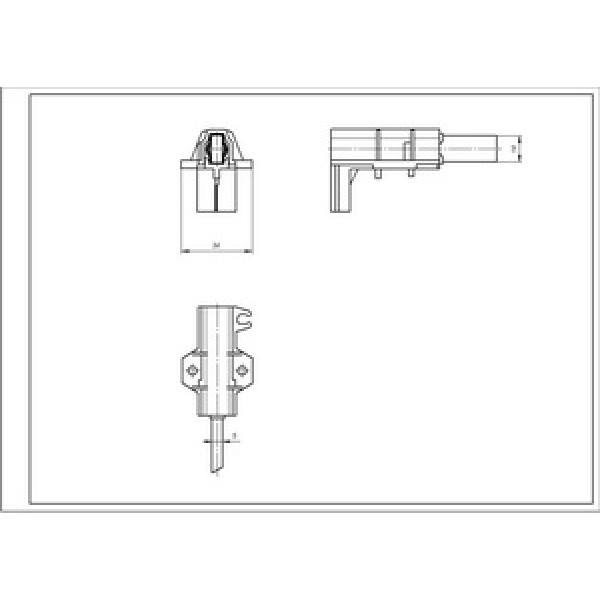Щітки двигуна для пральної машини Ariston C00273898 (2 шт.) стрижень 14x5x34 Type L
