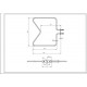 Тен нижній 480121100591 1150W 230V B=350mm L=350mm для духовки Whirlpool