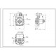 Помпа 30Вт PMP522UN B20-6AZC Hanyu для пральної машини Indesit C00266228