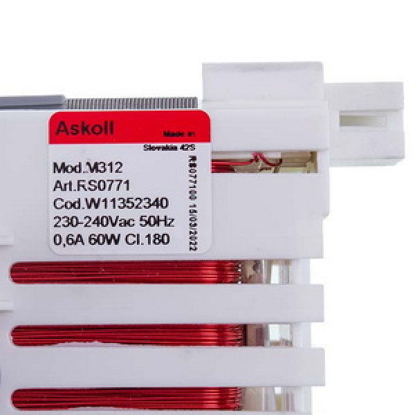 Indesit C00635474 Двигун помпи M312 230-240V 60W для посудомийної машини (нового зразка)