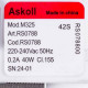 Помпа (насос) для пральної машини M231 RC0083 Askoll 40W (алюмінієва обмотка)