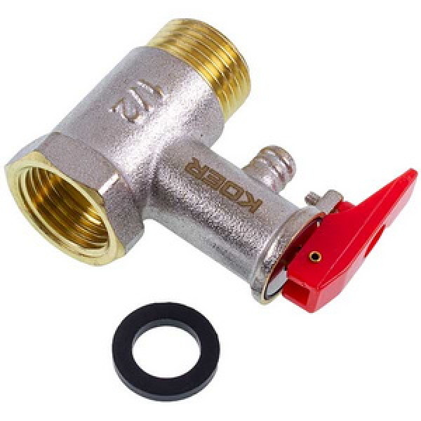 Клапан запобіжний для бойлера Koer 104292 KR.1040 - 1/2&apos&apos 8BAR (універсальний)