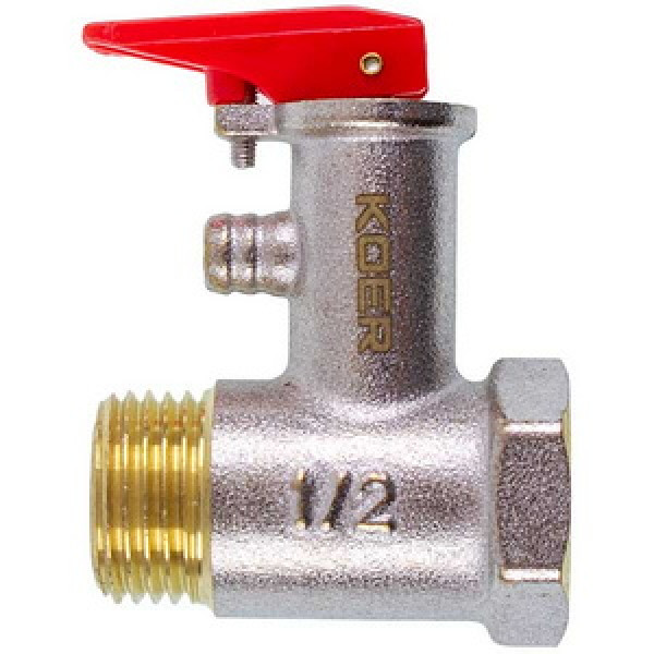 Клапан запобіжний для бойлера Koer 104292 KR.1040 - 1/2&apos&apos 8BAR (універсальний)