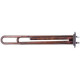 Тен фланцевий для бойлера 34013100000 Kawai 2000W (мідний) L=310mm фланець 64mm (під анод M4)