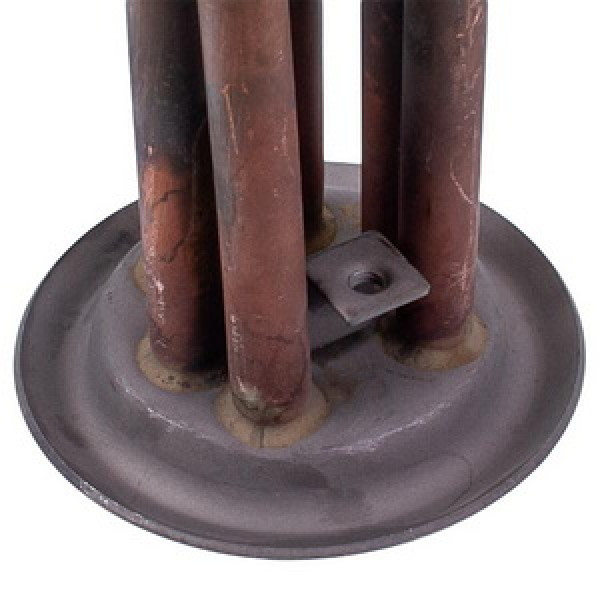 Тен фланцевий для бойлера 34013100000 Kawai 2000W (мідний) L=310mm фланець 64mm (під анод M4)