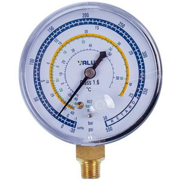 Манометр низького тиску GBL VALUE  (D корпусу=68mm, R22 R410a R32)