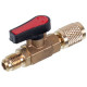 Кран прямий для заправки фреону R600 (1/4&apos&apos) RTM BV-01