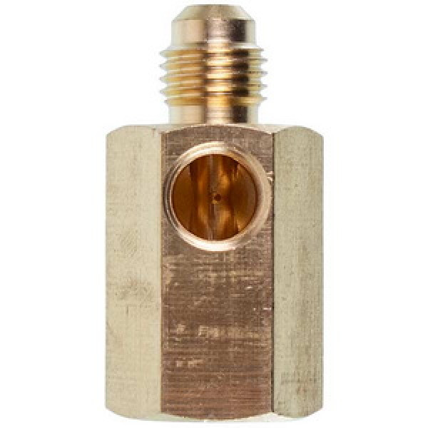Перехідник до вакуумного насоса під манометр (SAE 1/4-1/4 NPT 1/8) VALUE 110003055