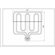 Electrolux 3117699011 Тен верхній (гриль) 2800W для духовки