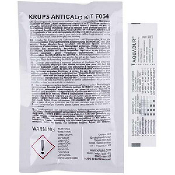 Засіб для видалення накипу F054 для кавоварок Krups F054001B 2уп.x40g