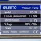 Вакуумний насос для кондиціонера LEETO XZ-1B (1 ступ. 42 л/хв.)