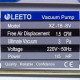 Вакуумний насос з манометром для кондиціонера LEETO XZ-1B-SV (1 ступ. 42 л/хв.)