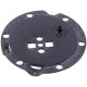 Фланець круглий для бойлера Atlantic \ ROUND GТ00118EAtl D=120mm, 6 отворів (під анод M6)
